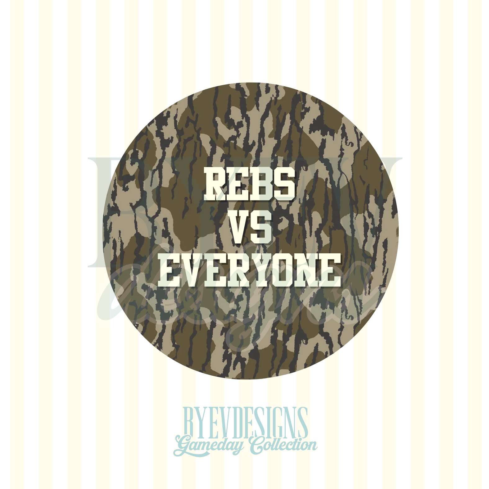 Ole Miss Camo Buttons
