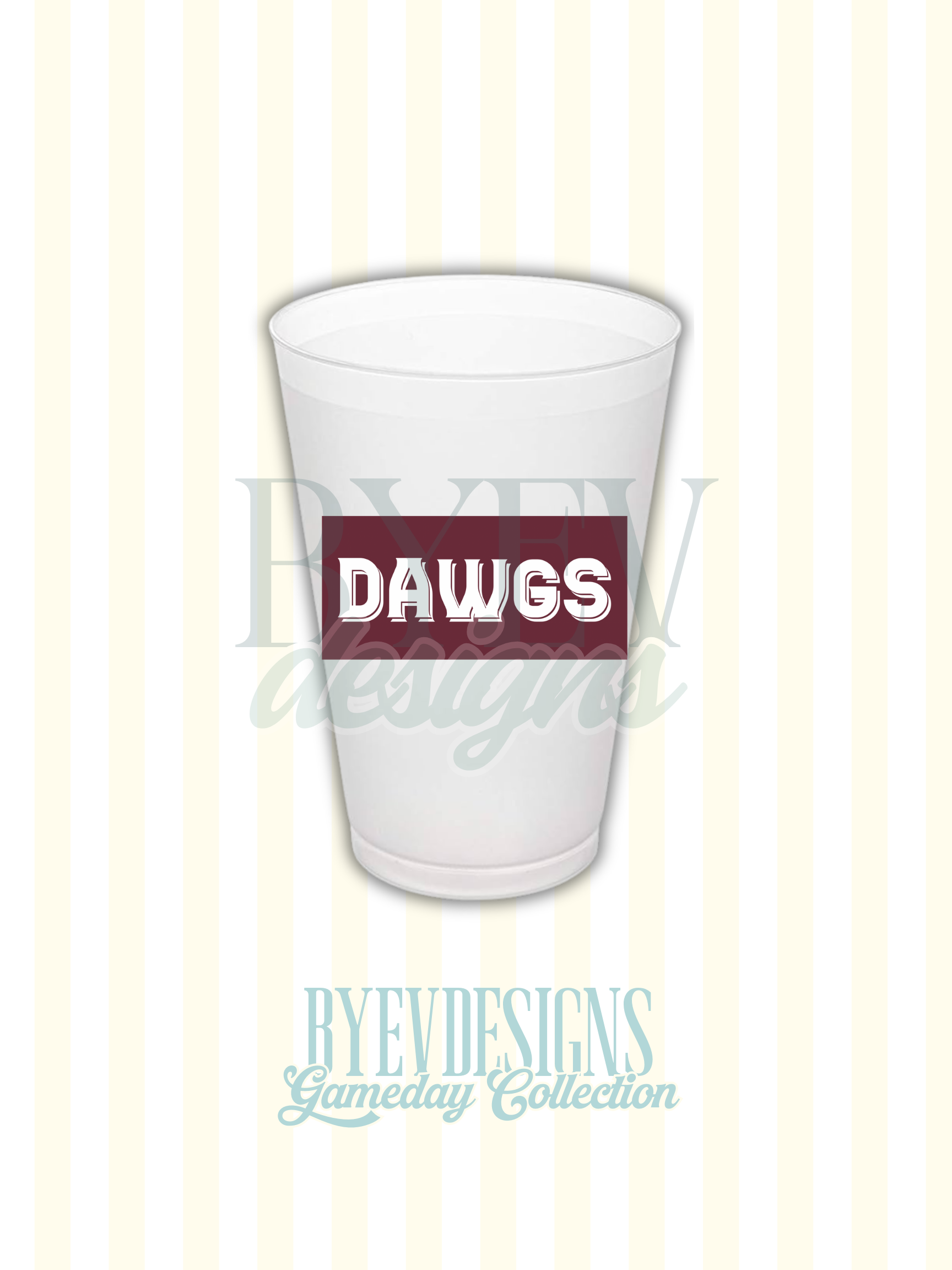 Frosted Cups · Starkville (8 Pack)