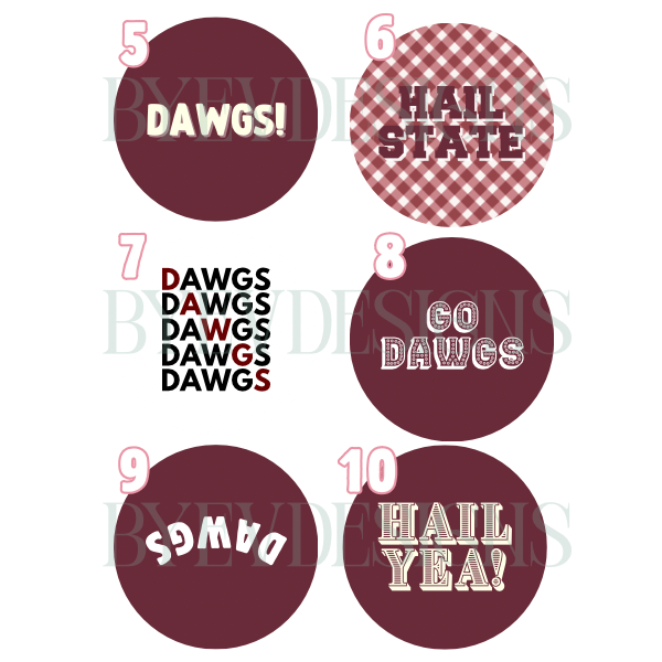 Starkville Buttons