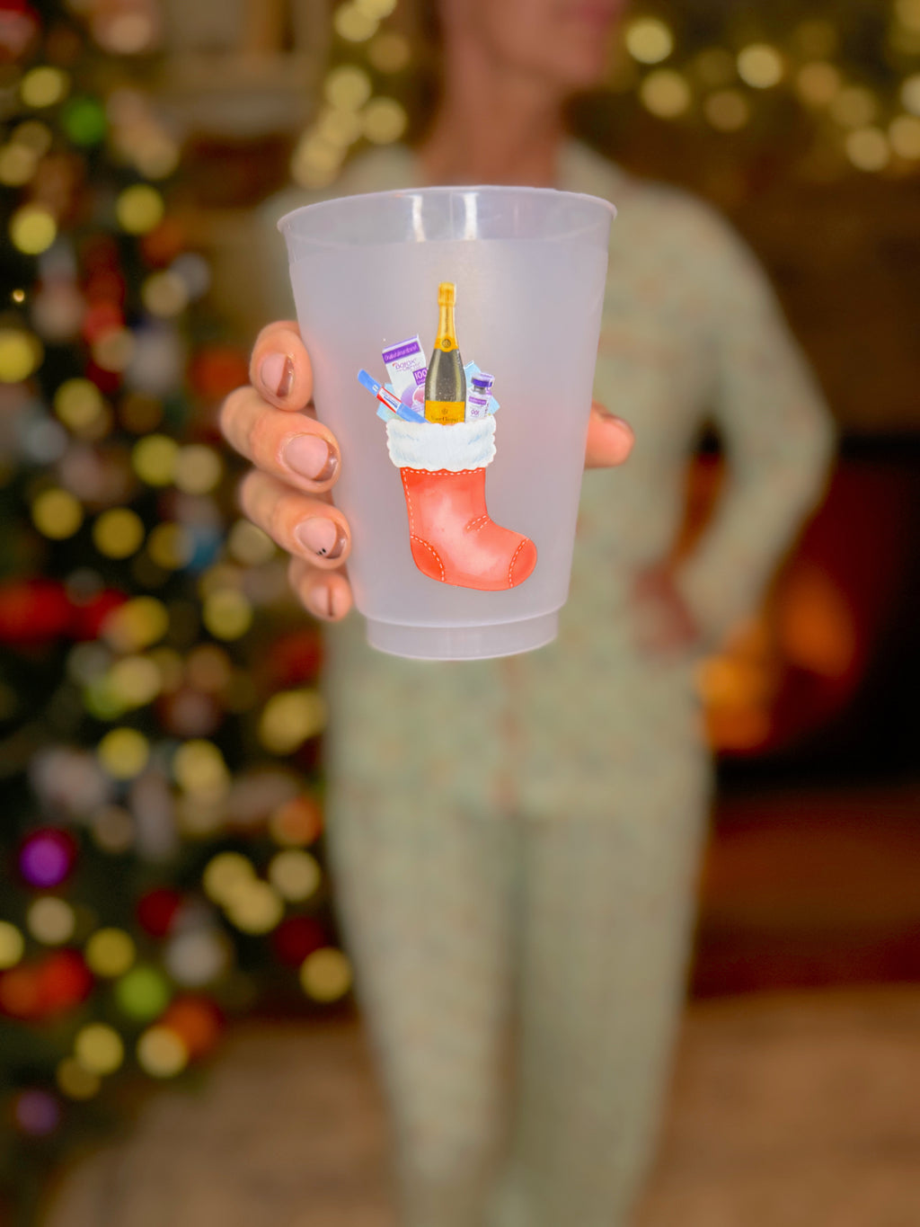 Merry & Medicated Frosted Cups Pack of 4