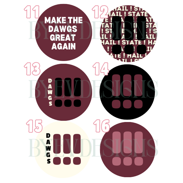 Starkville Buttons
