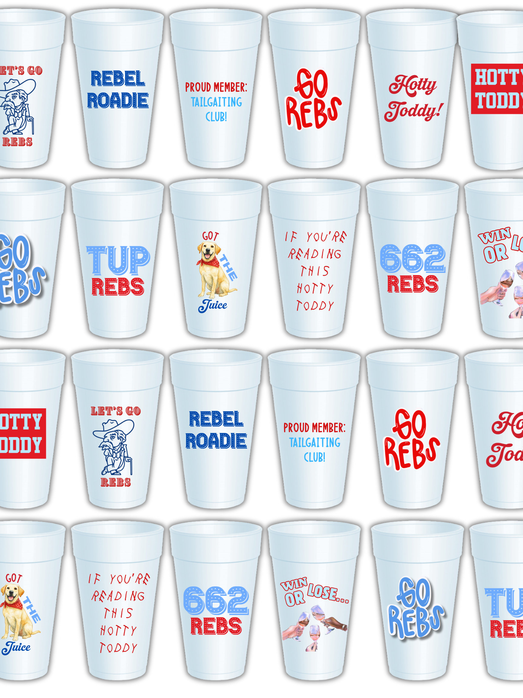 Oxford Foam Cups
