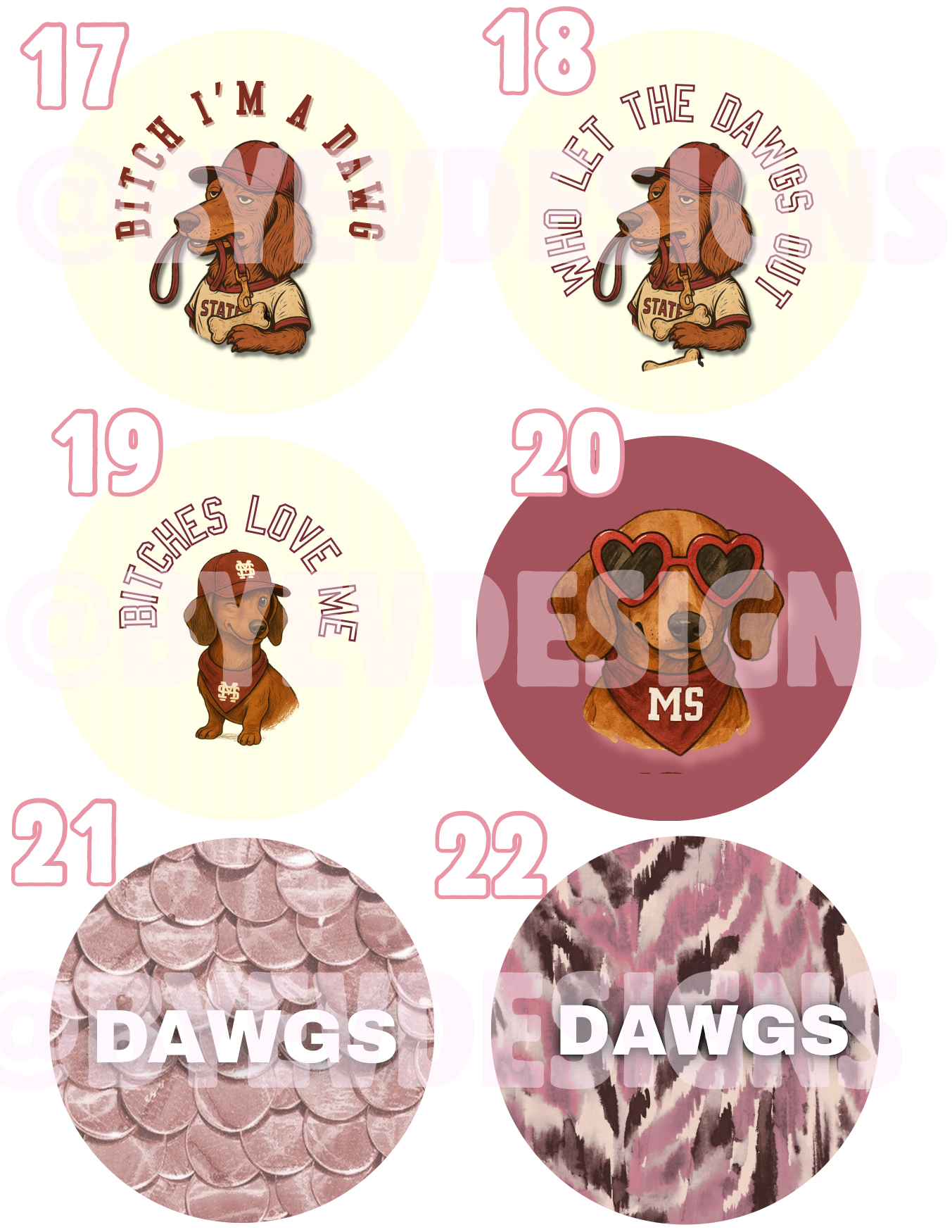 Starkville Buttons