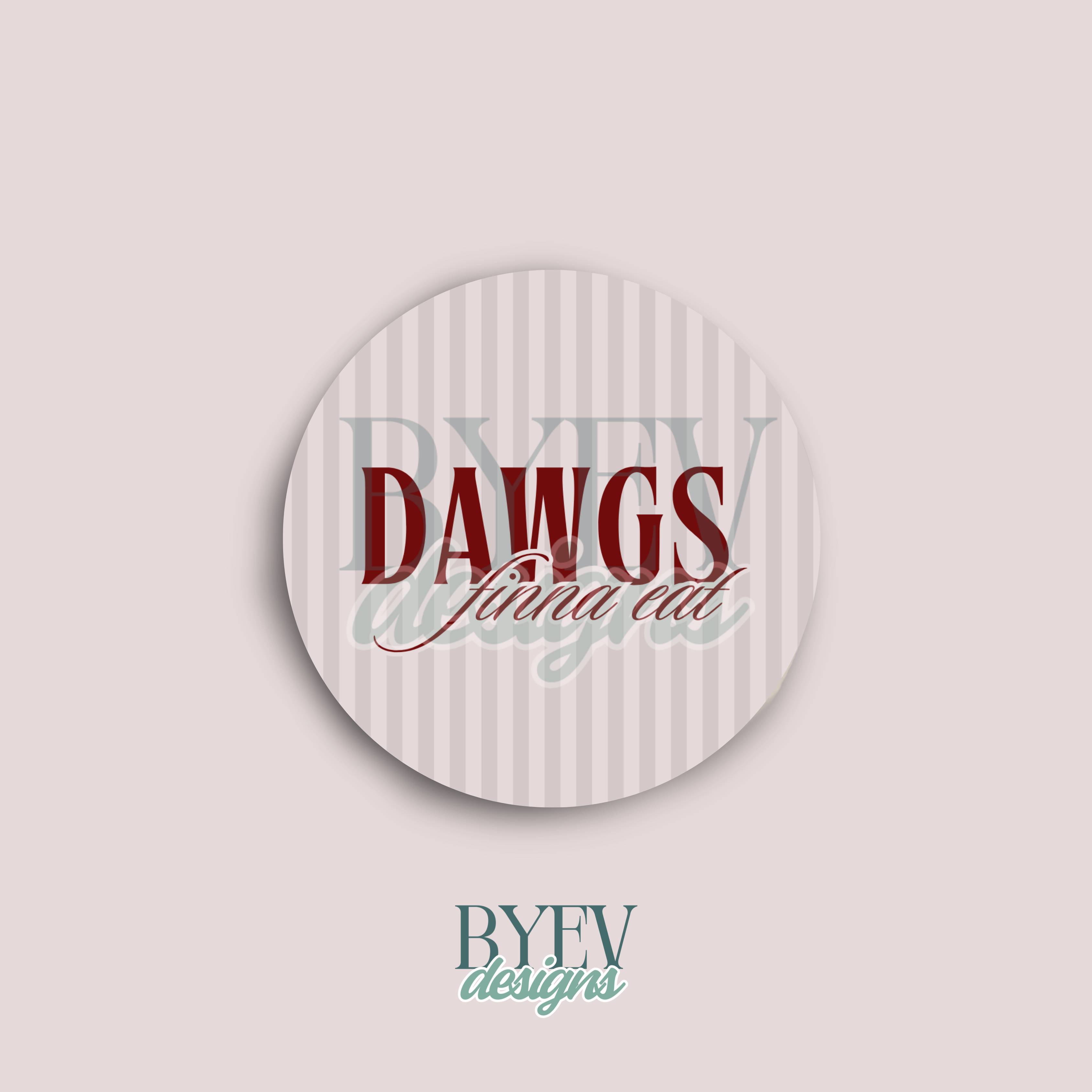 Dawgs Finna Eat Stripe