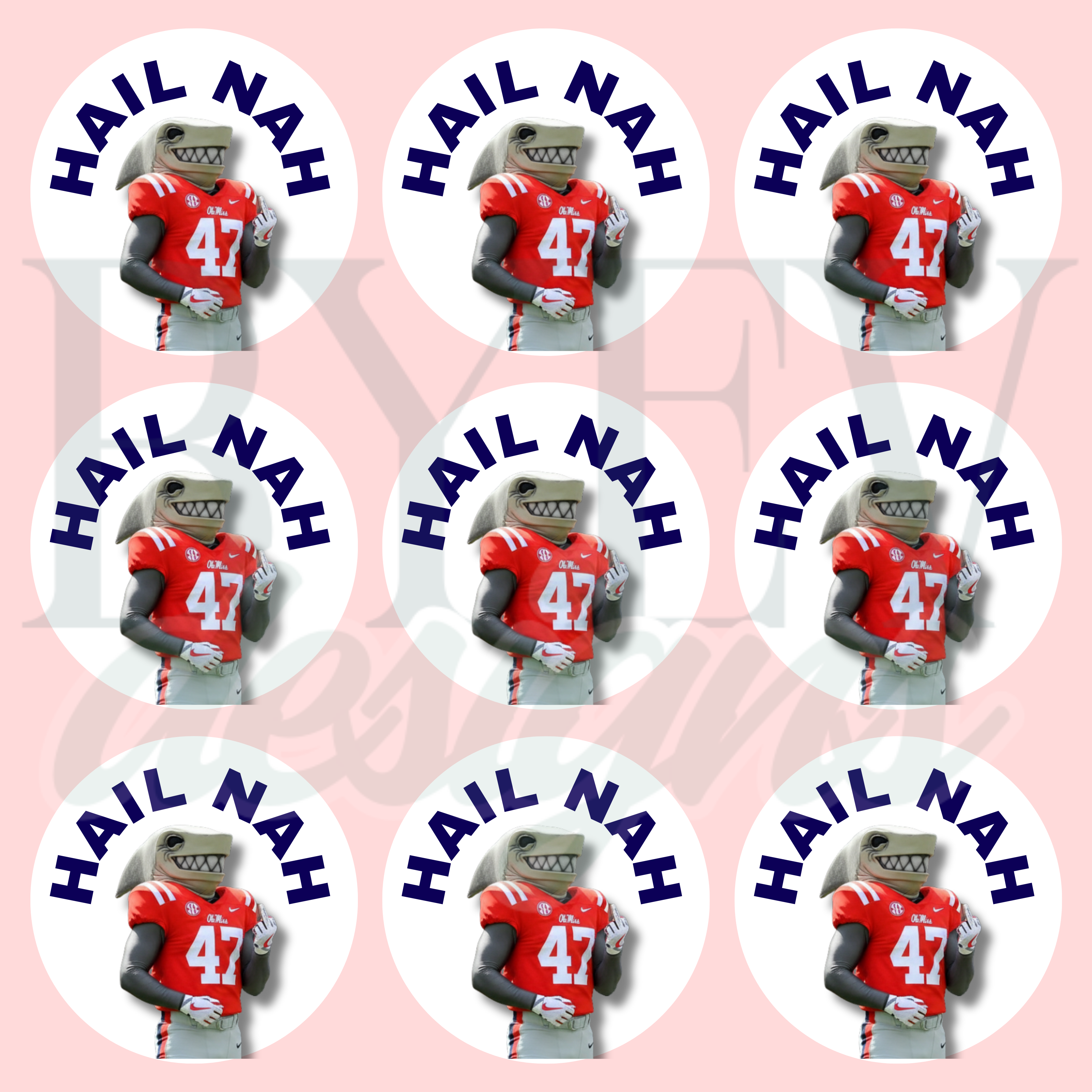 Ole Miss Sticker Sheets of 9 | Egg Bowl Collection