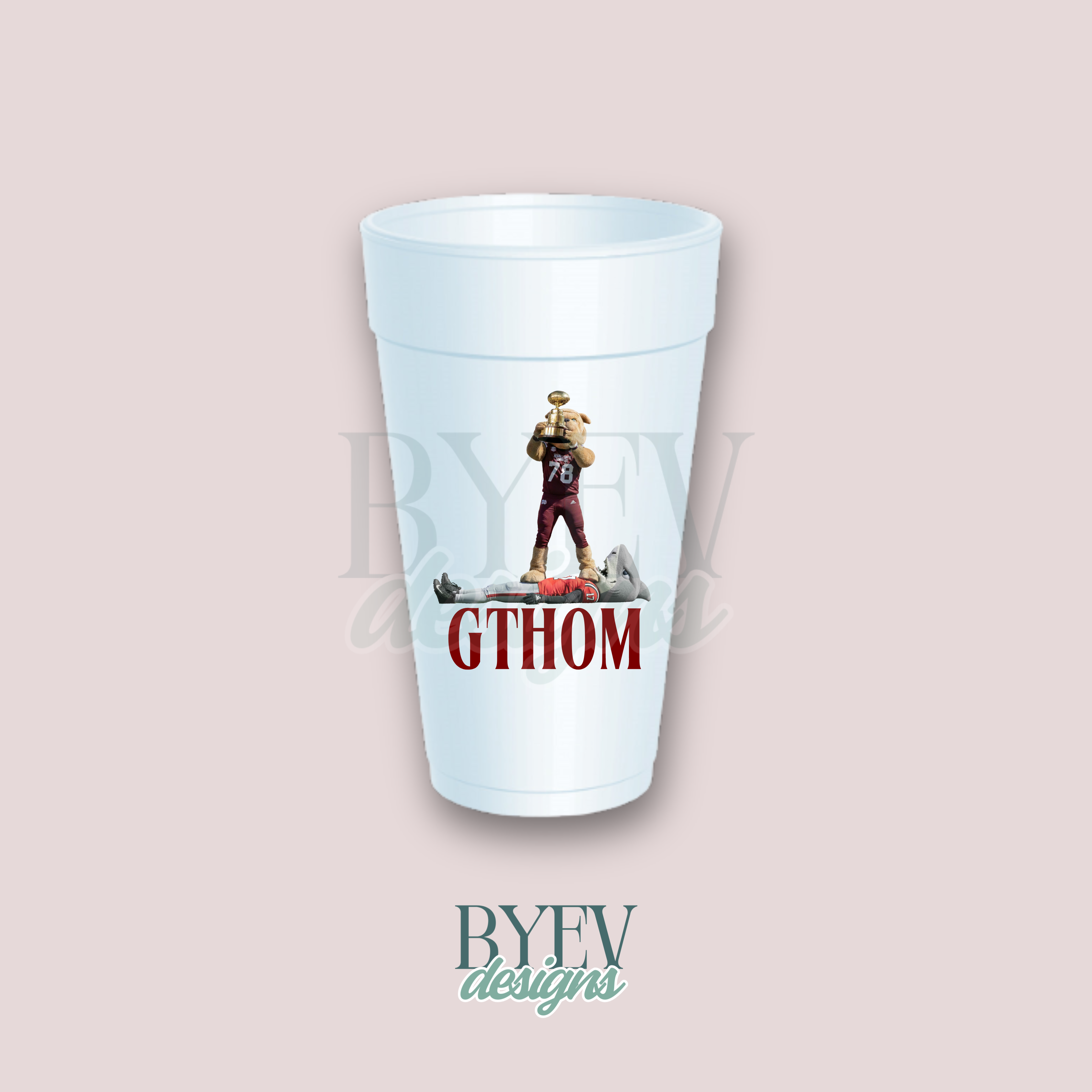 GTHOM Foam Gameday Cups
